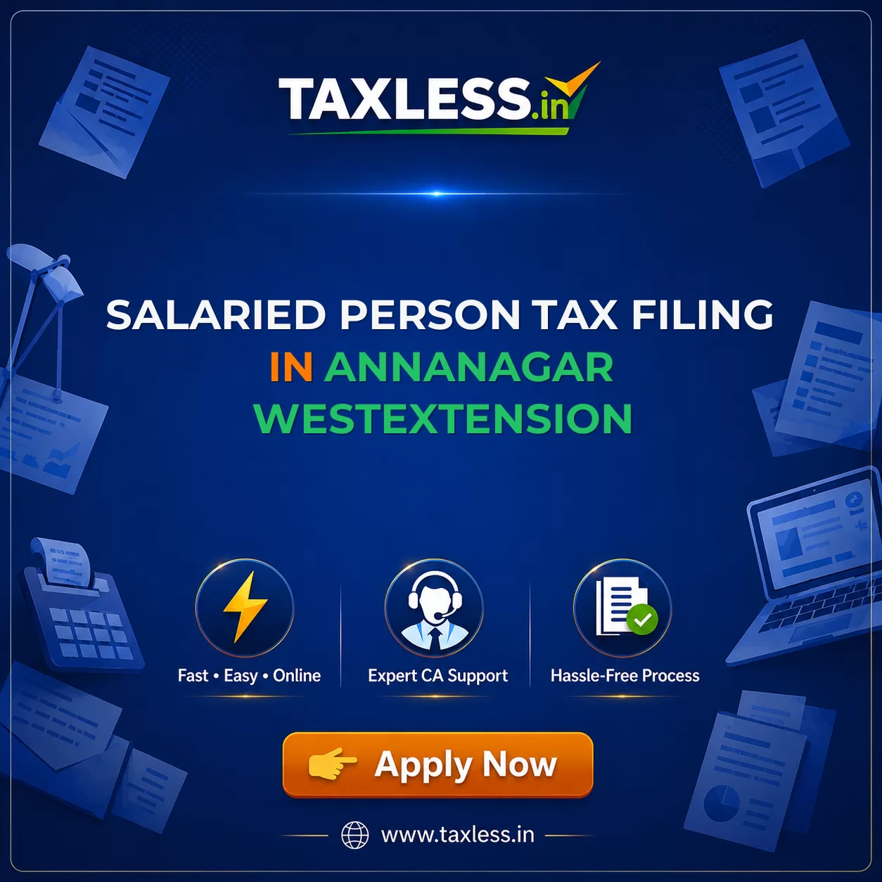 Salaried Person Tax Filing in Annanagar Westextension