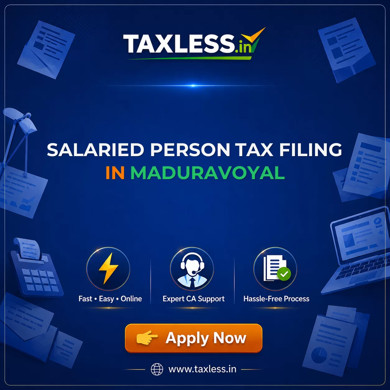Salaried Person Tax Filing in Maduravoyal
