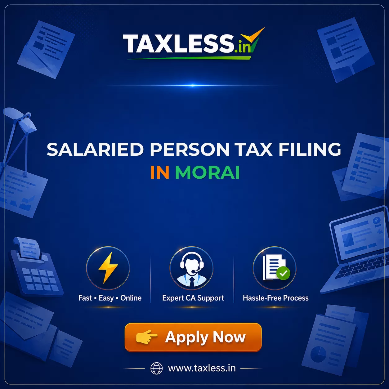Salaried Person Tax Filing in Morai