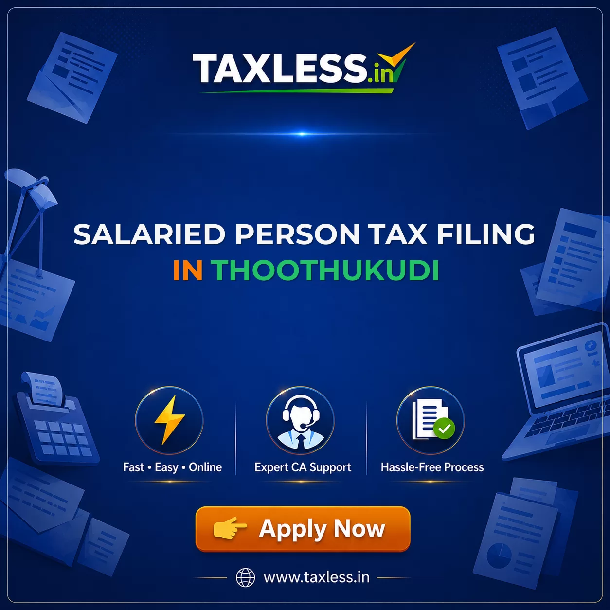 Salaried Person Tax Filing in Thoothukudi