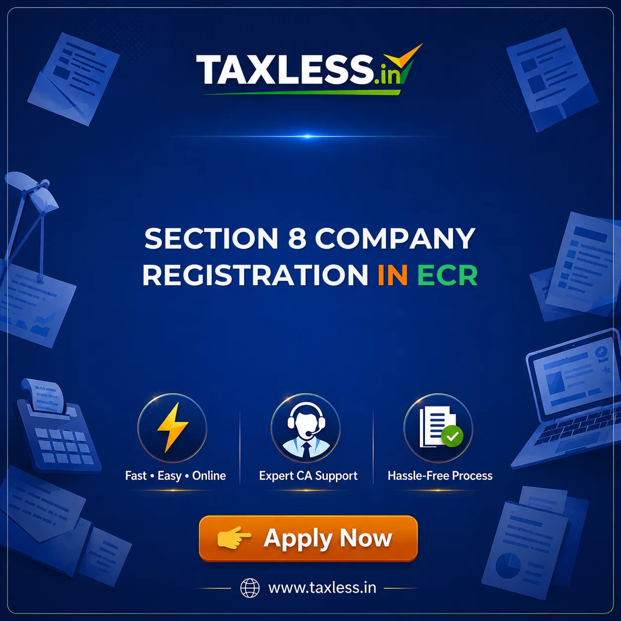 Section 8 Company Registration in Ecr