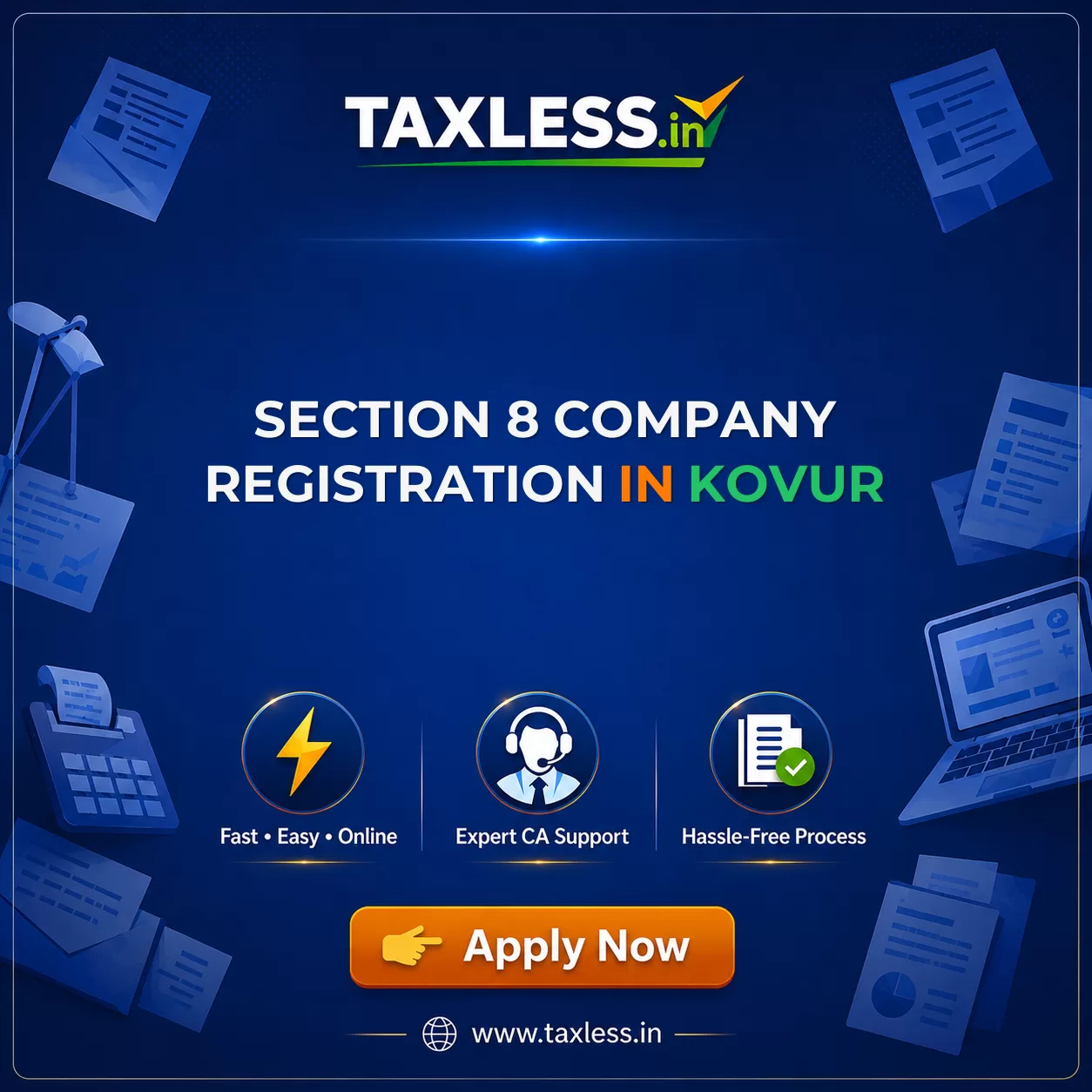 Section 8 Company Registration in Kovur