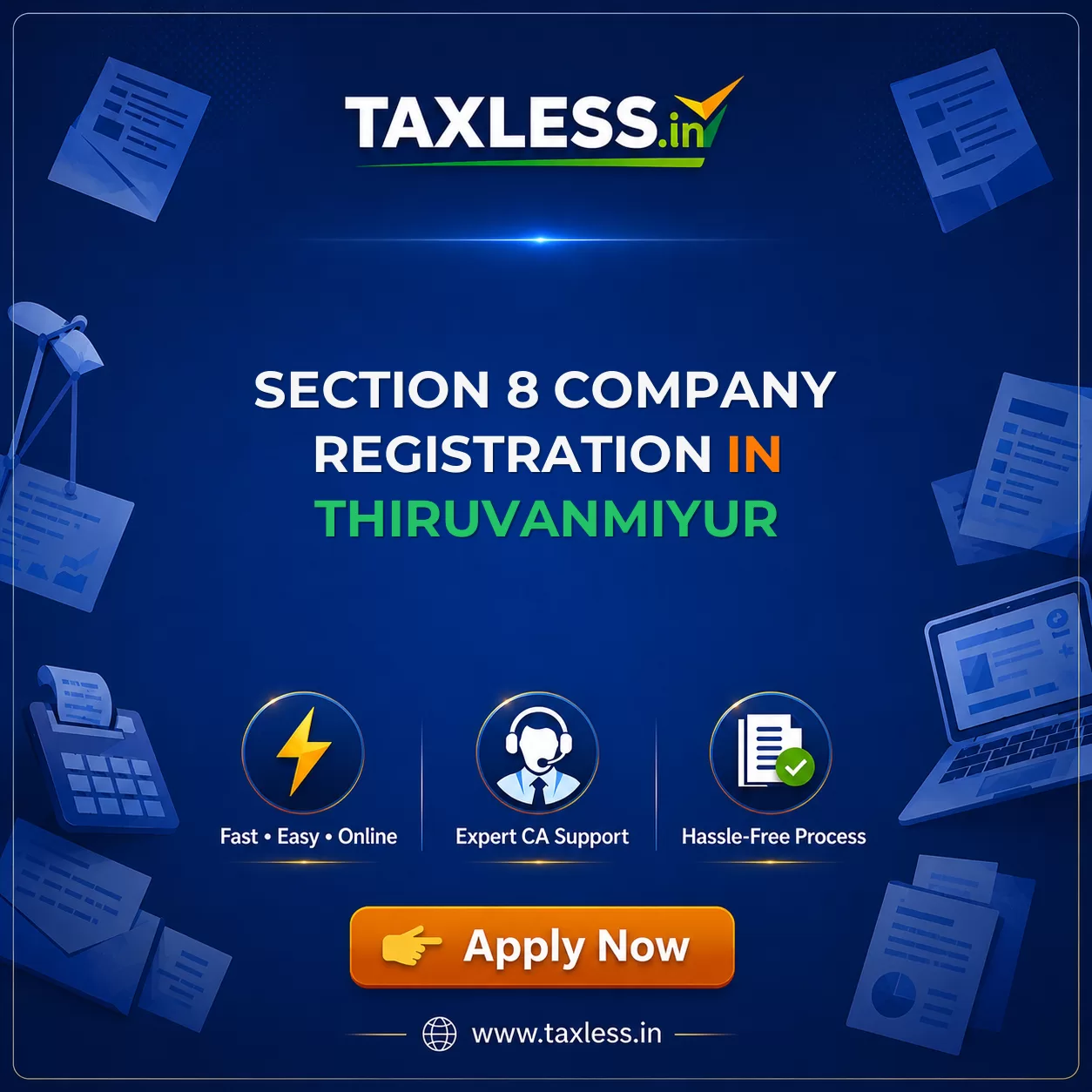Section 8 Company Registration in Thiruvanmiyur