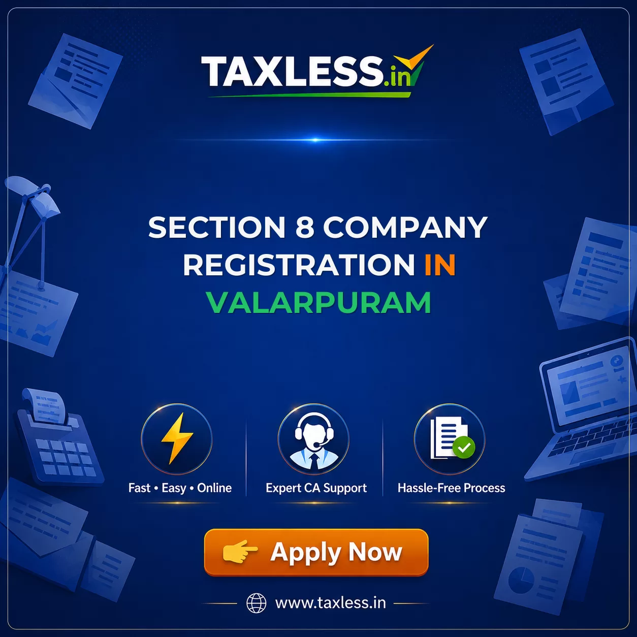 Section 8 Company Registration in Valarpuram