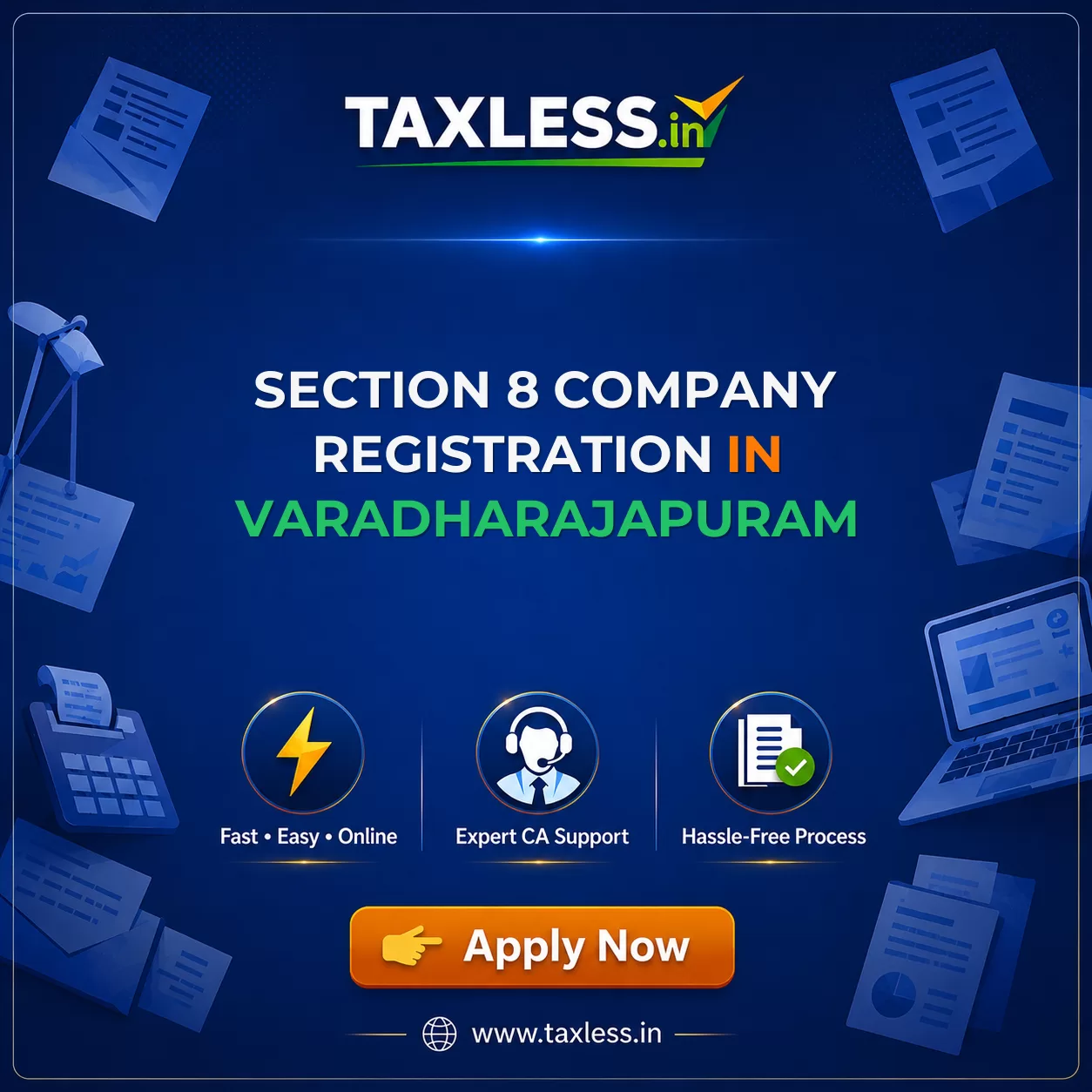 Section 8 Company Registration in Varadharajapuram