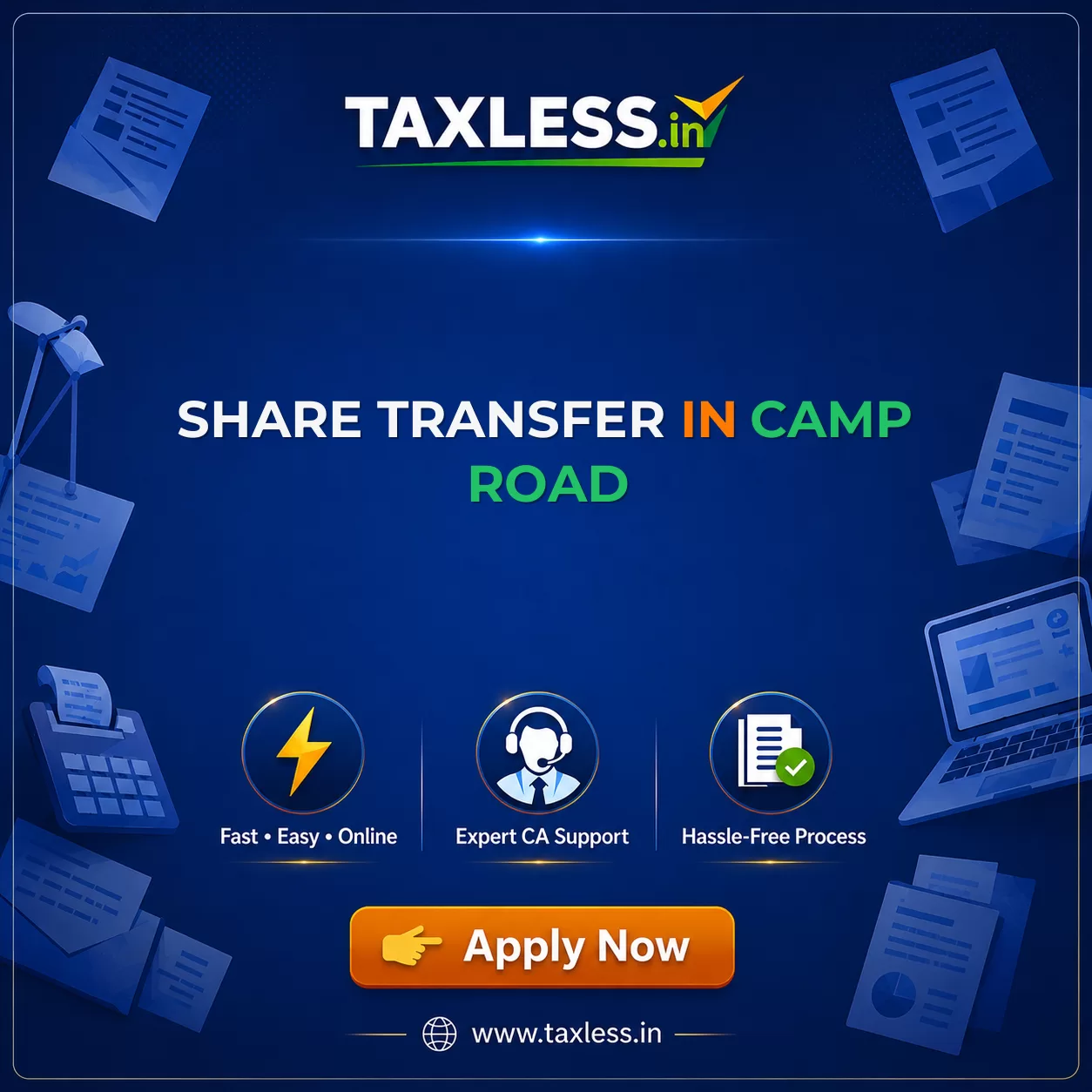 Share Transfer in Camp Road