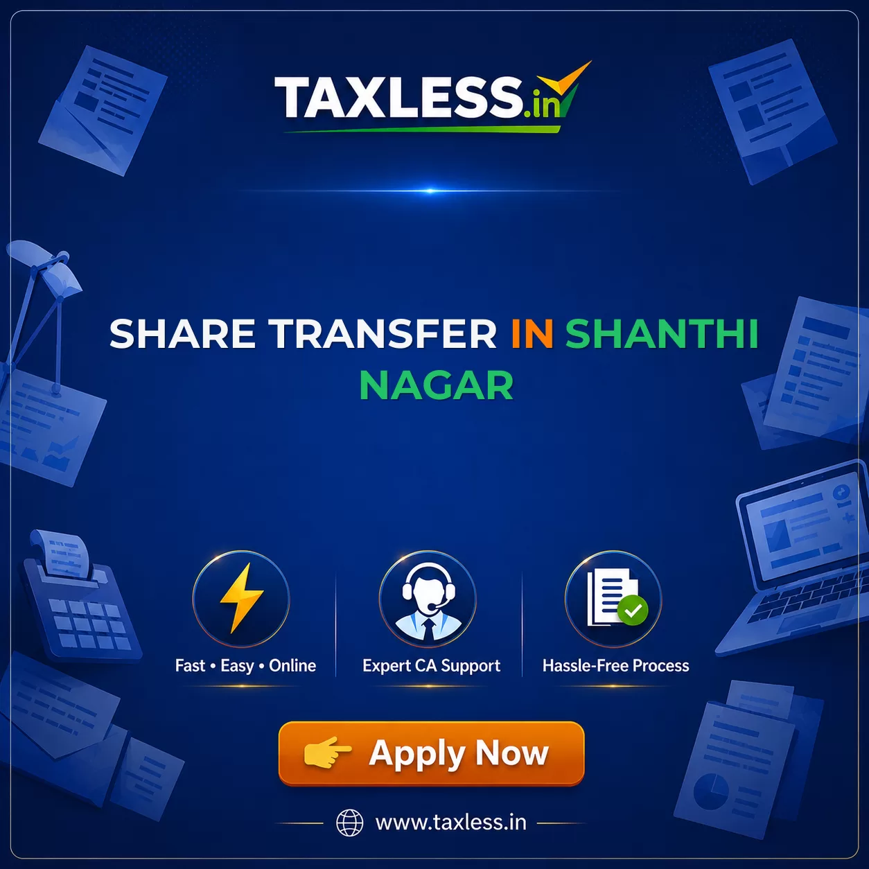 Share Transfer in Shanthi Nagar