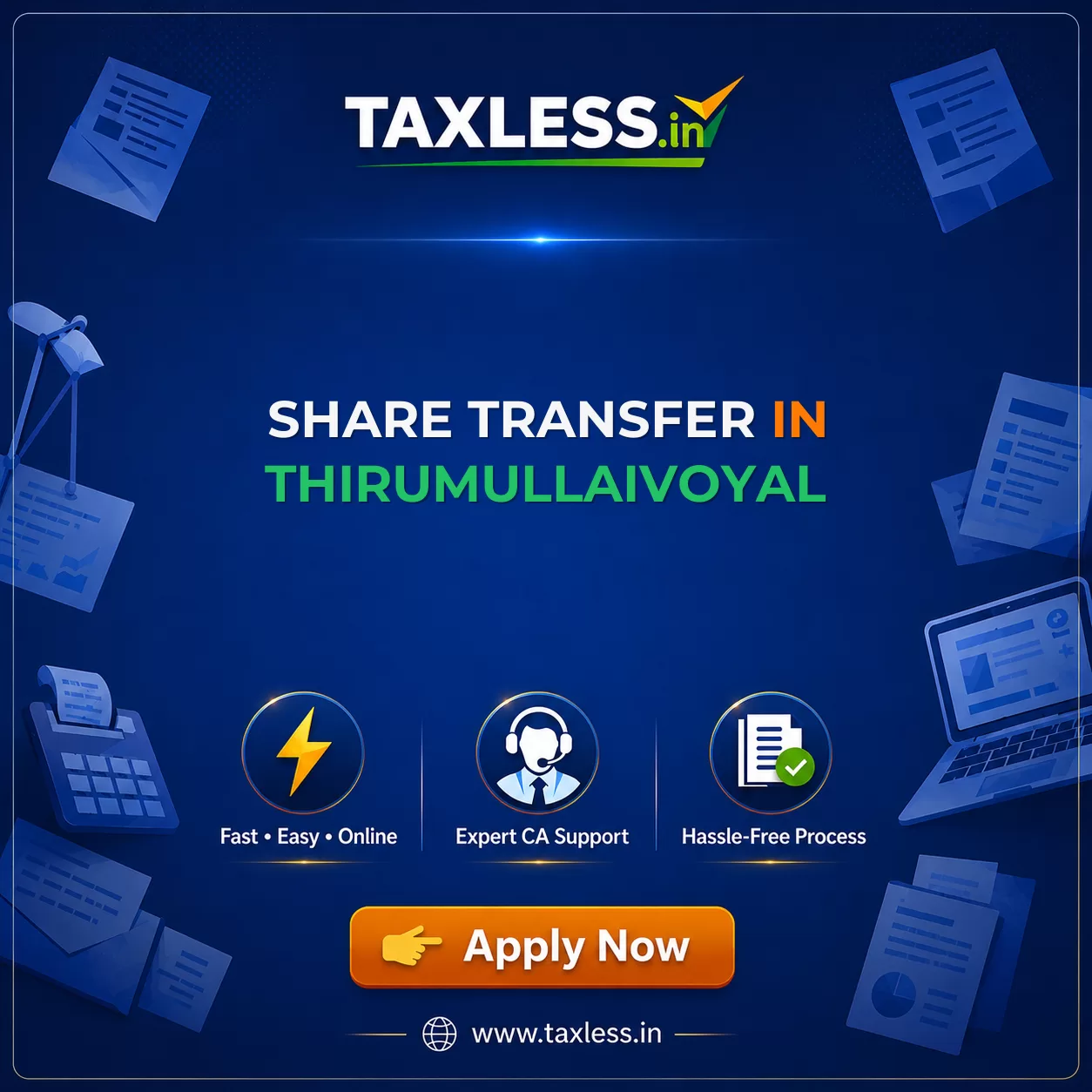 Share Transfer in Thirumullaivoyal