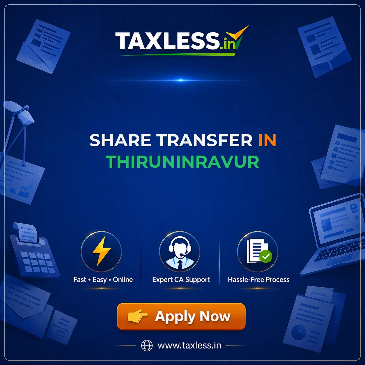 Share Transfer in Thiruninravur