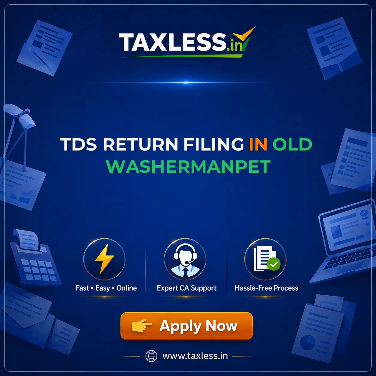 TDS Return Filing in Old Washermanpet