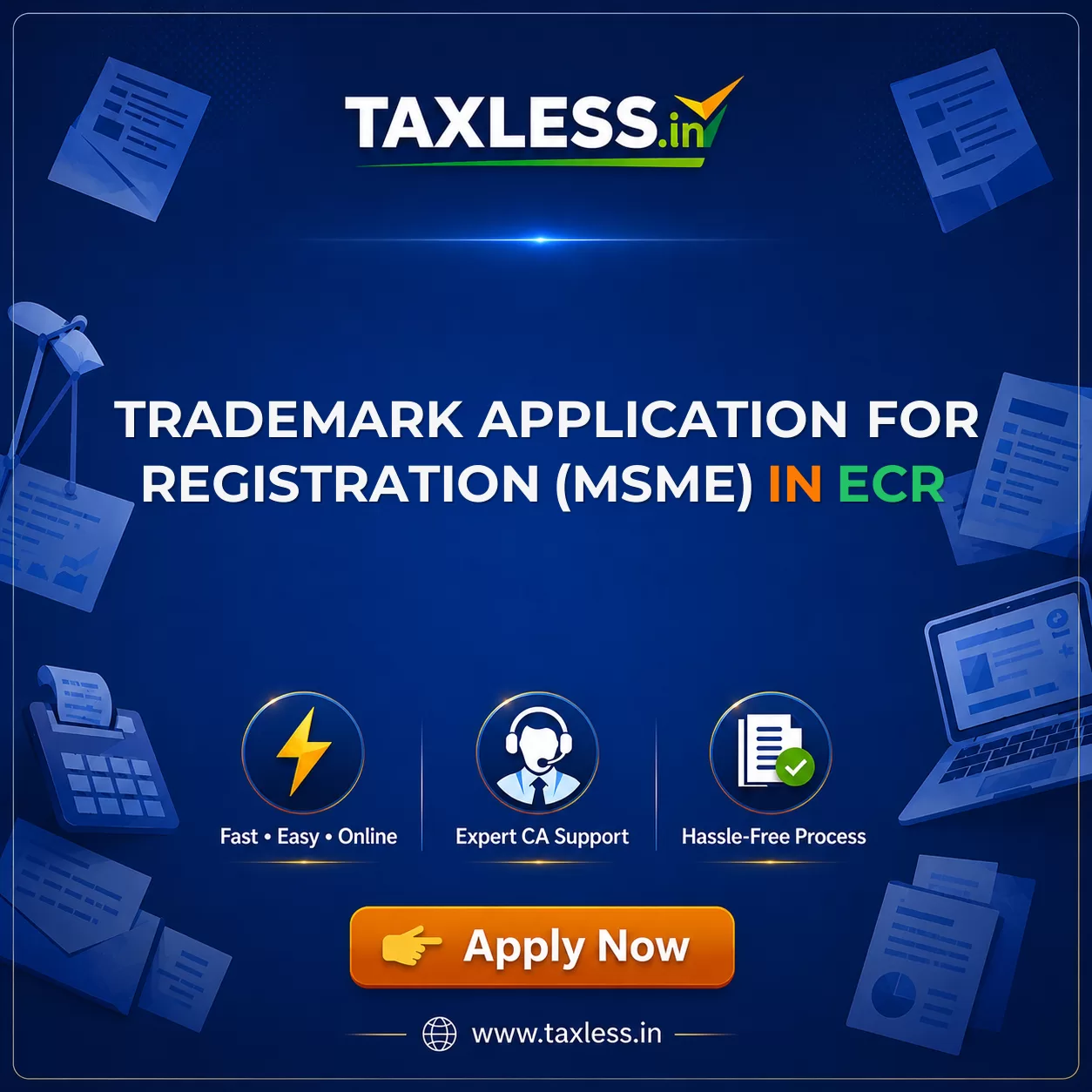 Trademark Application For Registration (MSME) in Ecr