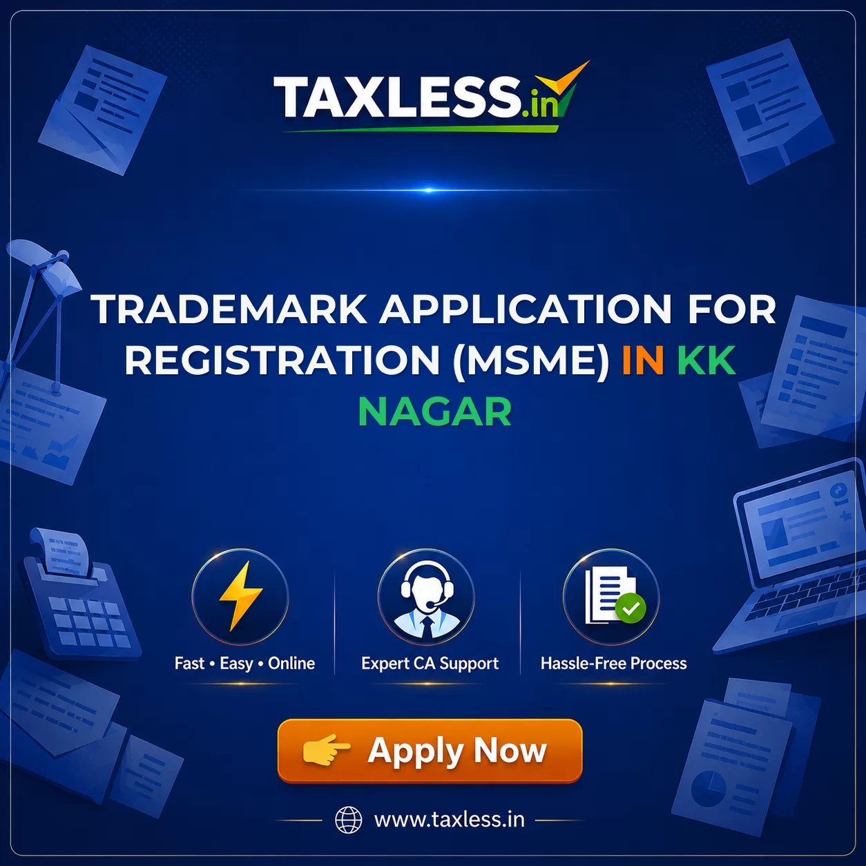 Trademark Application For Registration (MSME) in Kk Nagar