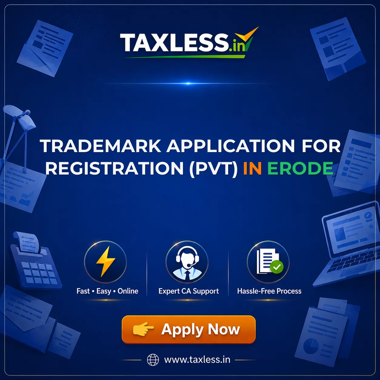Trademark Application For Registration (Pvt) in Erode