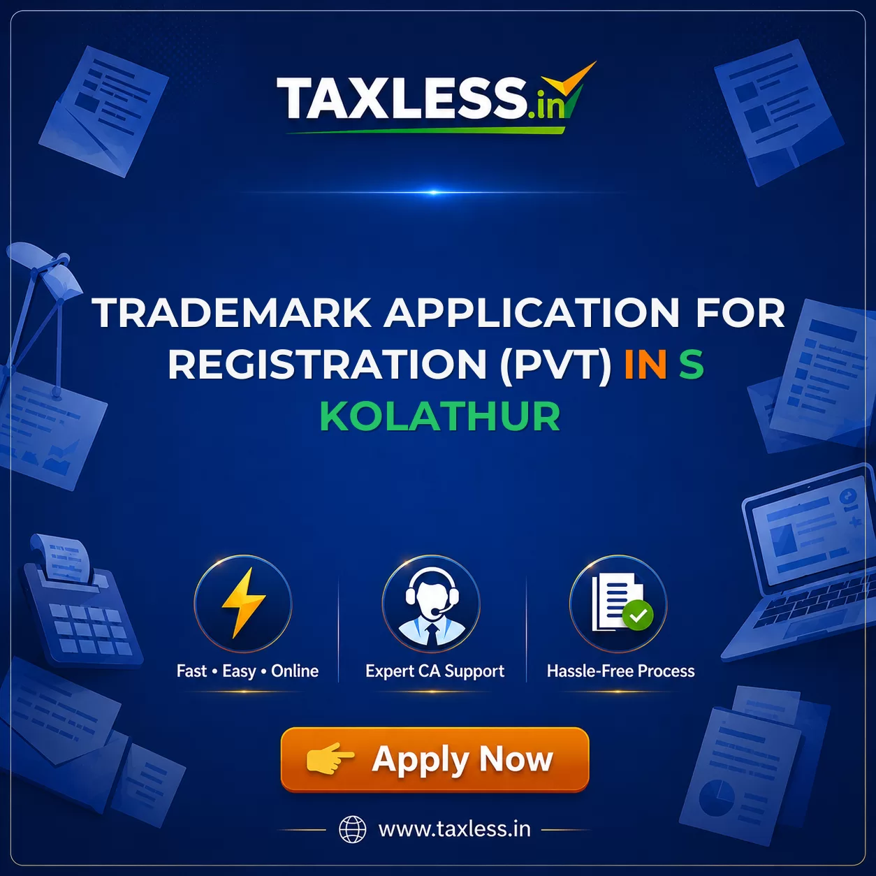 Trademark Application For Registration (Pvt) in S Kolathur