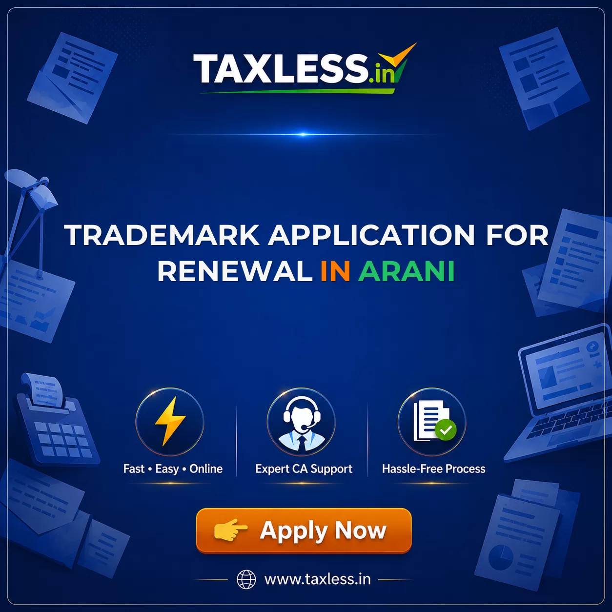 Trademark Application For Renewal in Arani