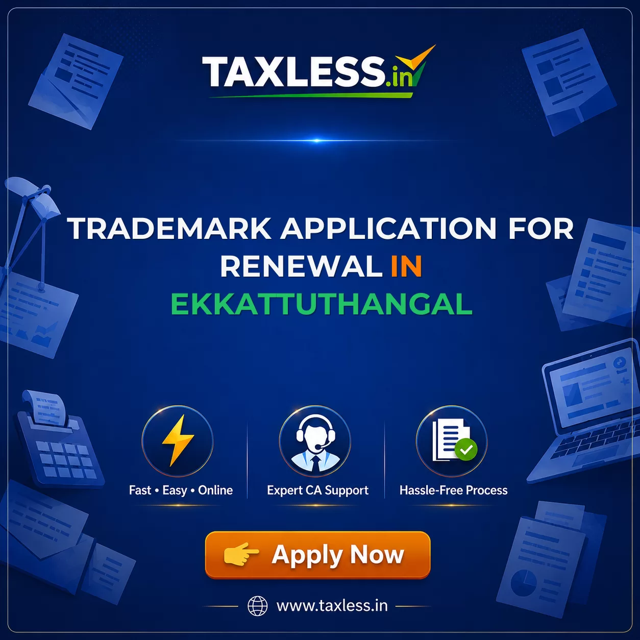 Trademark Application For Renewal in Ekkattuthangal