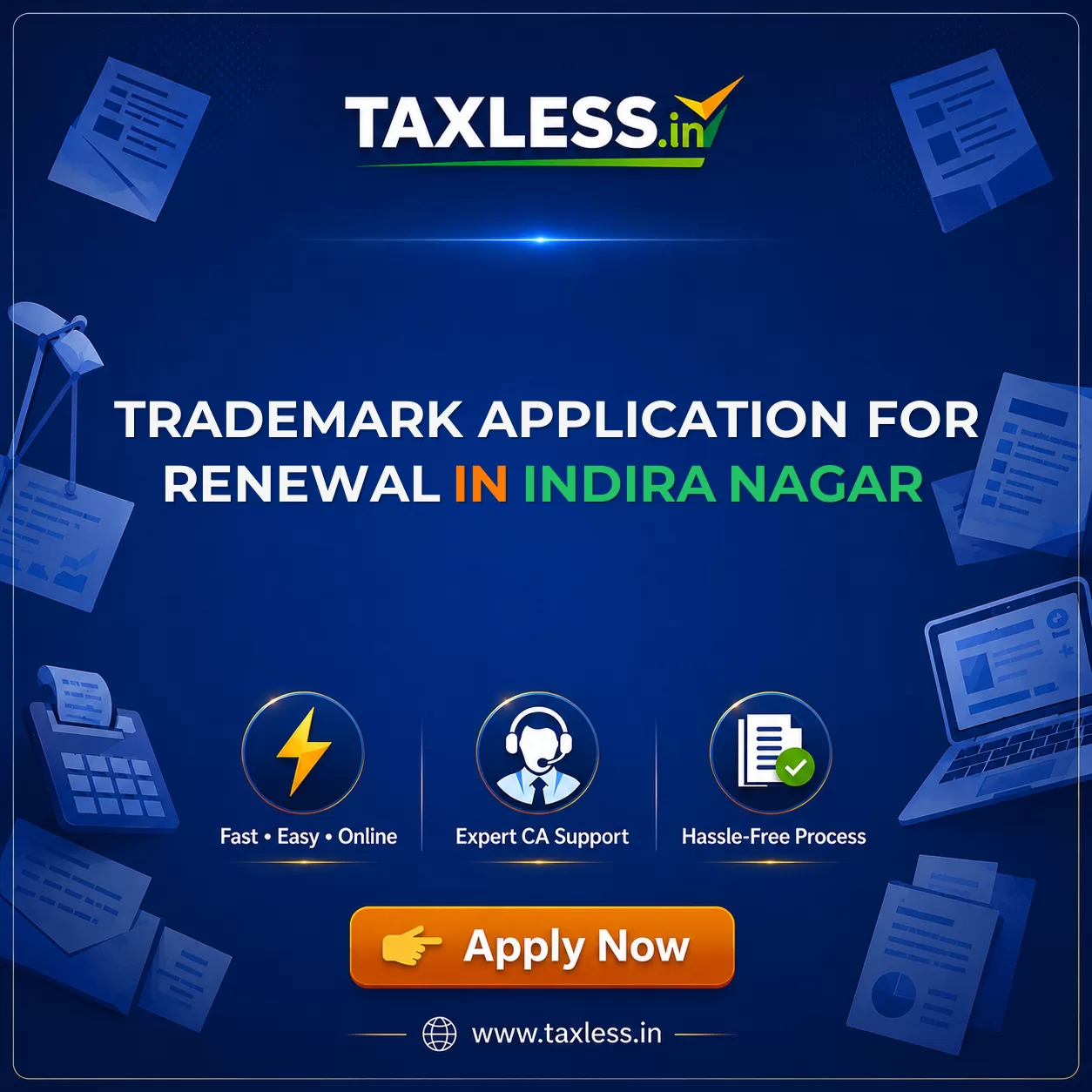 Trademark Application For Renewal in Indira Nagar
