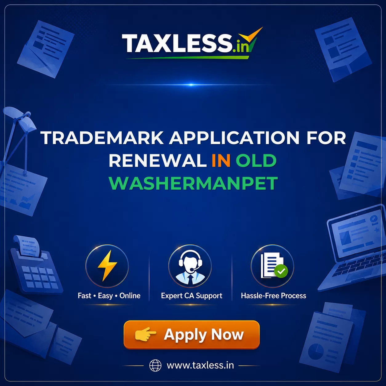 Trademark Application For Renewal in Old Washermanpet