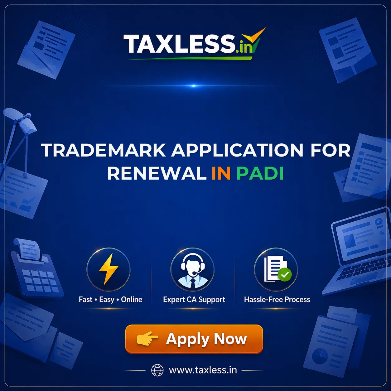 Trademark Application For Renewal in Padi