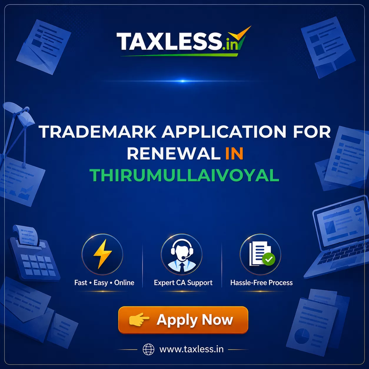 Trademark Application For Renewal in Thirumullaivoyal