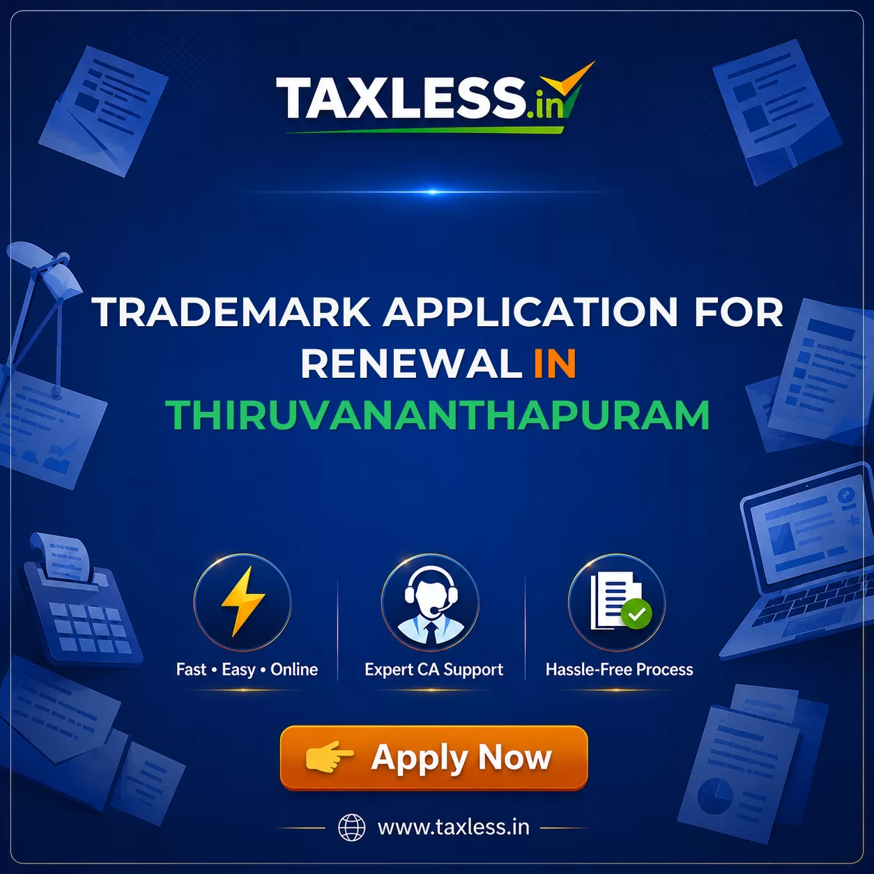 Trademark Application For Renewal in Thiruvananthapuram